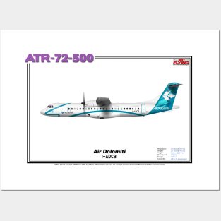 Avions de Transport Régional 72-500 - Air Dolomiti (Art Print) Posters and Art